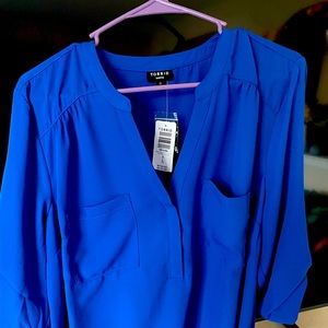 Torrid brand royal blue size large blouse